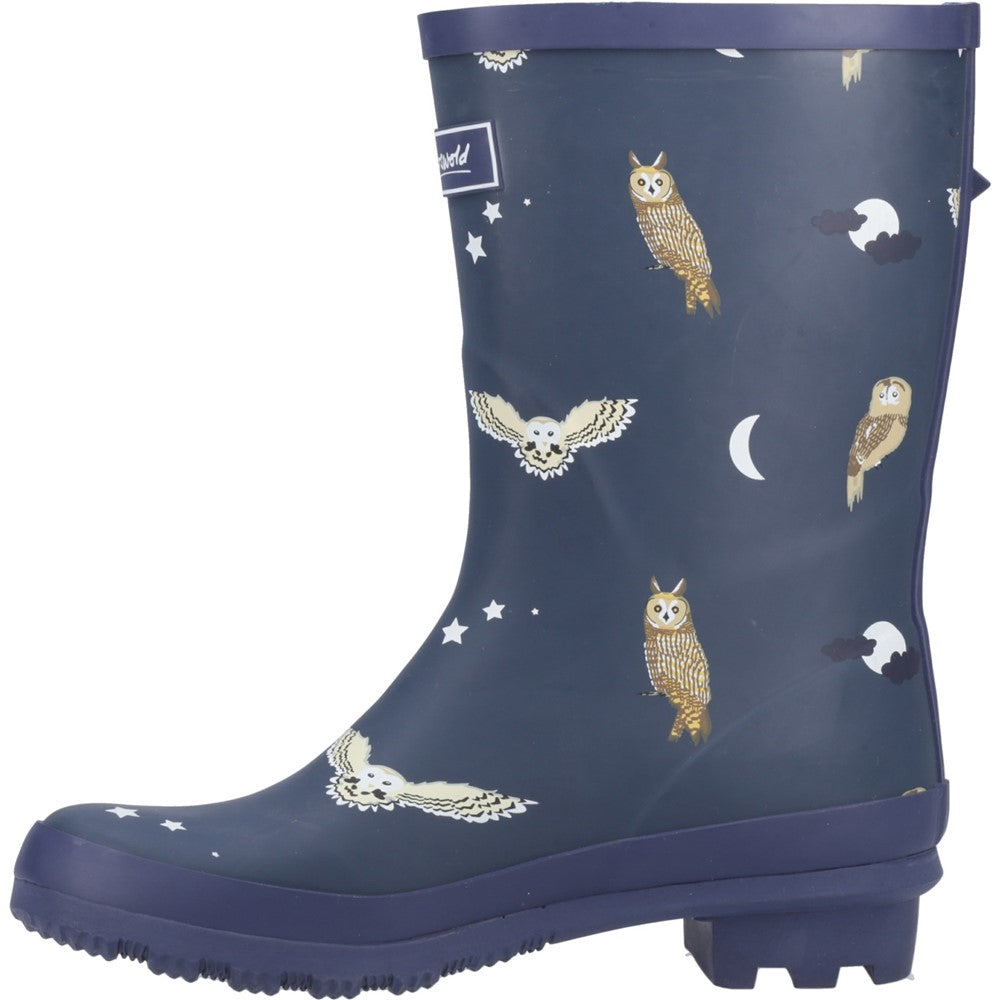 Woodland Mid Wellingtons Owls