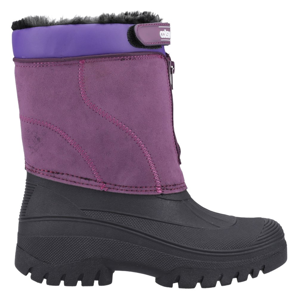 Venture Waterproof Winter Boots Purple Cotswold Shoes