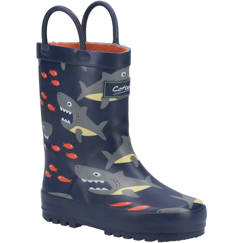 Kids shark rain boots best sale