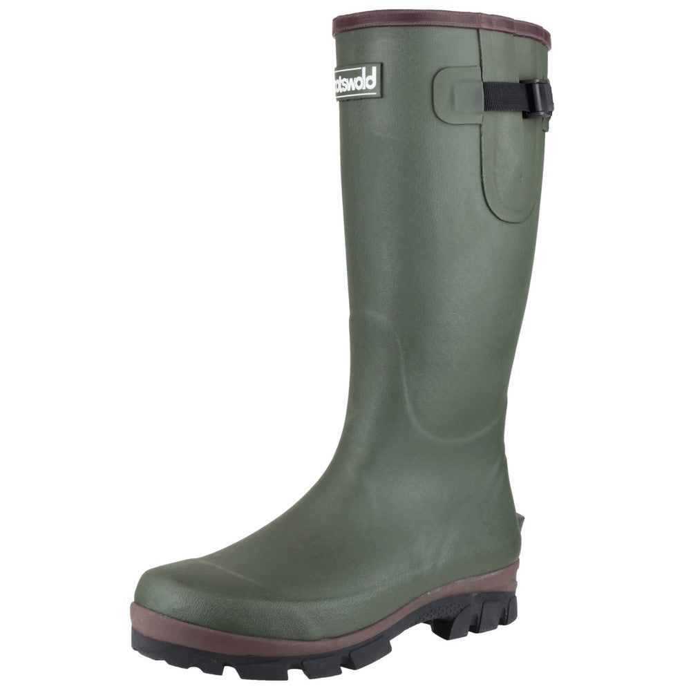 Grange Buckle Fastening Wellingtons Green