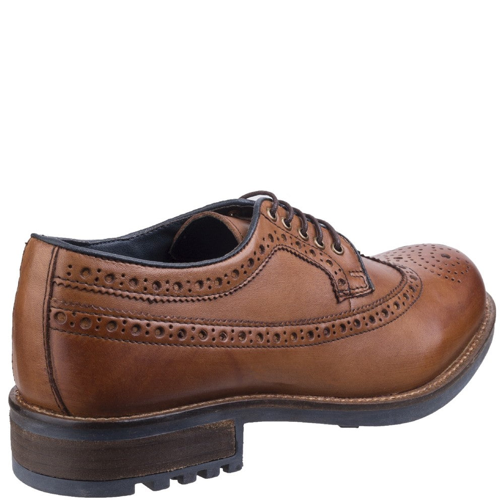 Poplar Brogue Dress Shoes Tan