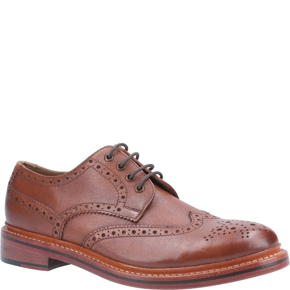 Quenington Leather Goodyear Welt Shoes Brown