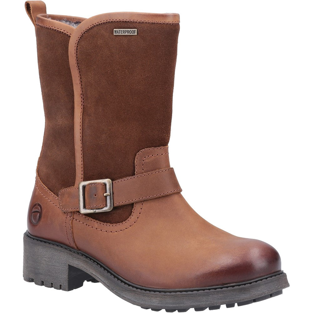 Randwick Calf Length Boots Cognac Cotswold Shoes