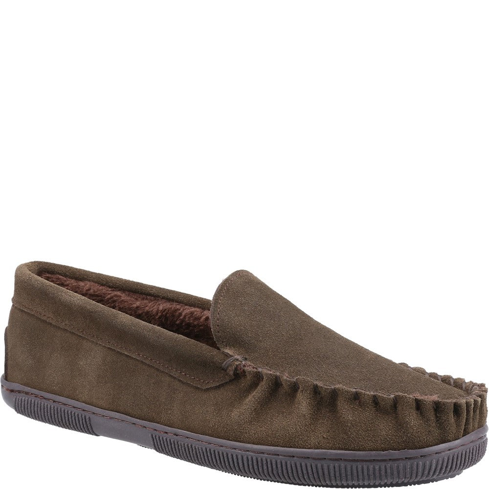 Tresham Moccasin Slippers Brown