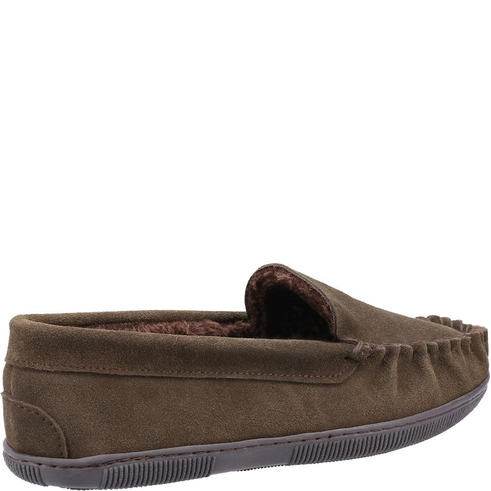 Tresham Moccasin Slippers Brown