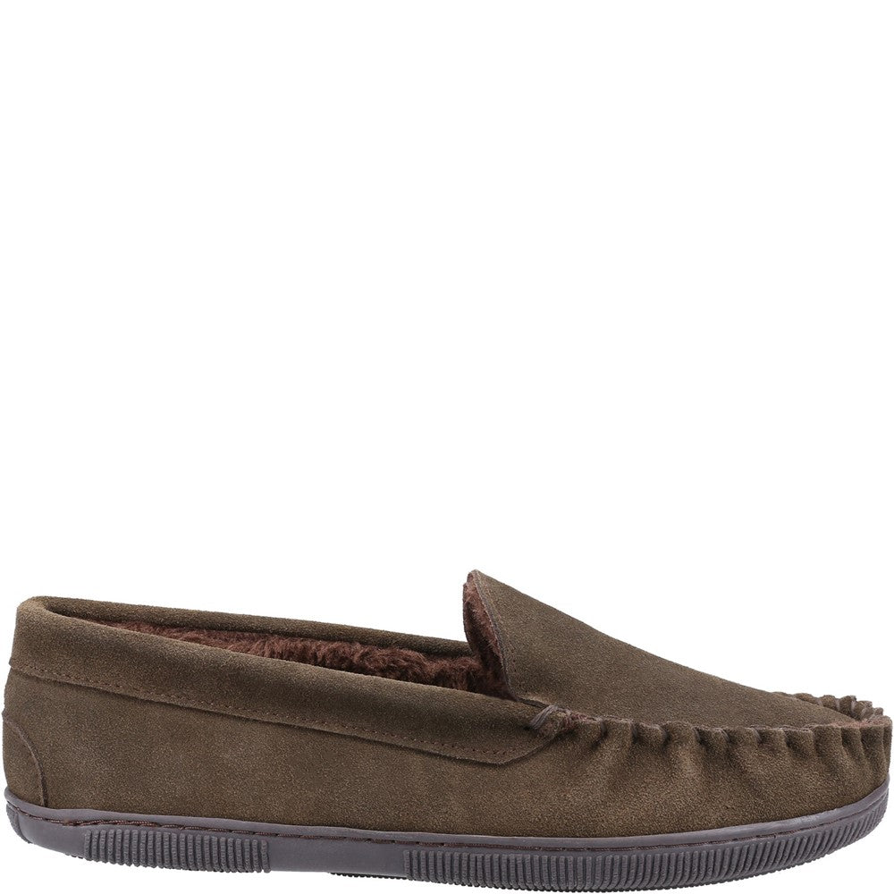 Tresham Moccasin Slippers Brown