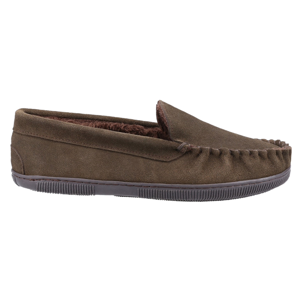 Tresham Moccasin Slippers Brown