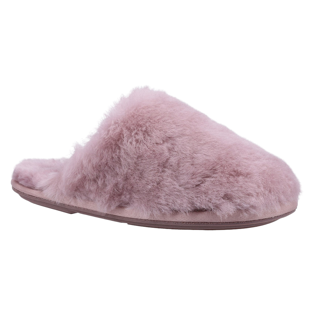 Salperton Sheepskin Mule Slippers Pink