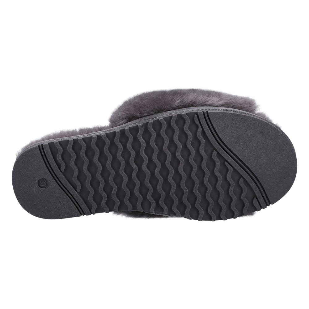 Westfield Sheepskin Mule Slippers Grey